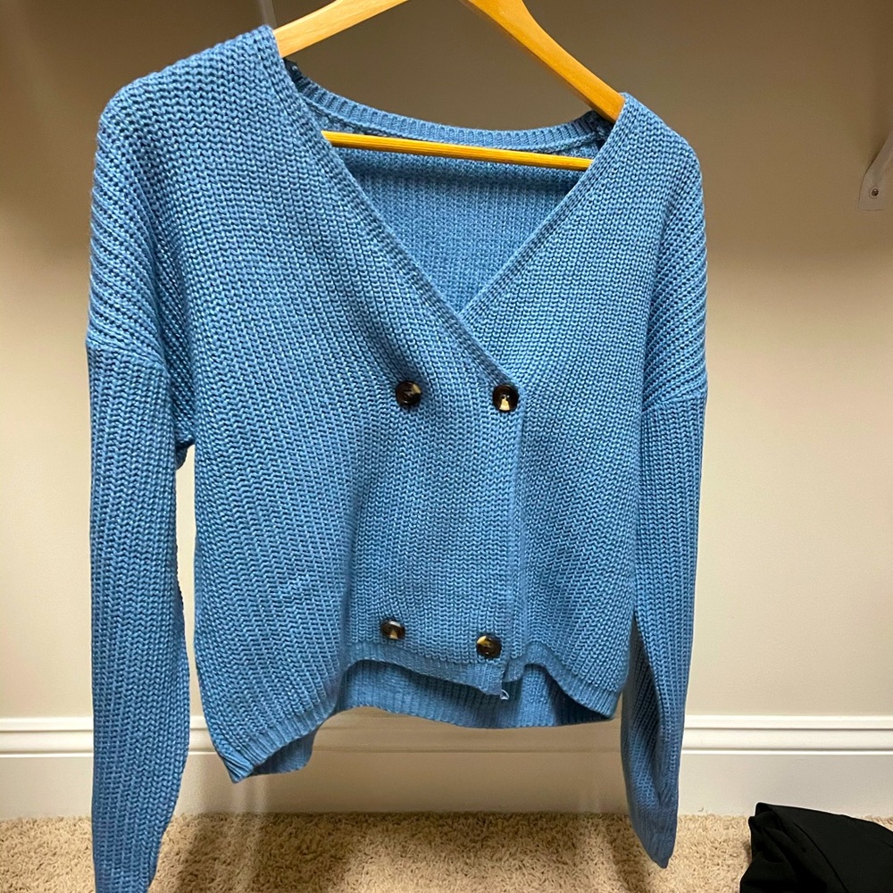 Blue comfy sweater
